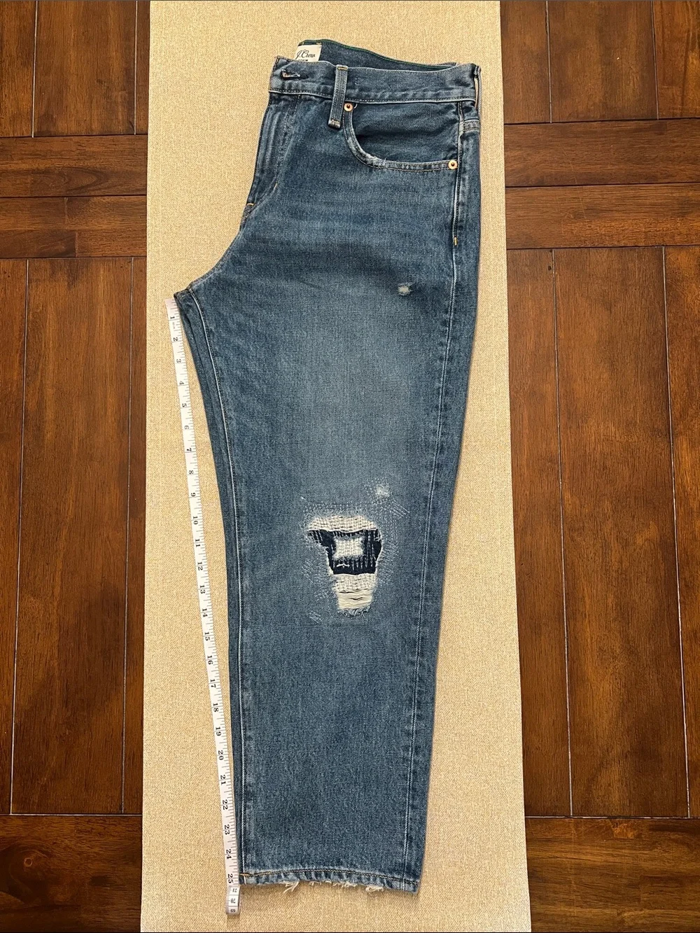 ❤️ J. Crew Relaxed Fit Distressed Jeans - Blue